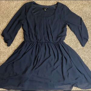 A. Byer Navy Blue dress